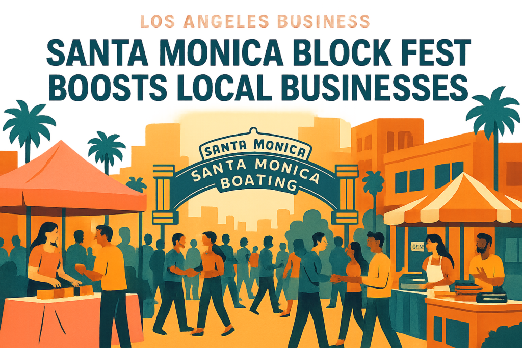 Santa Monica Block Fest Boosts Local Businesses