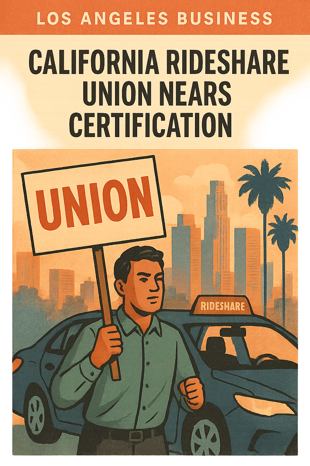 California Rideshare Union Nears Certification
